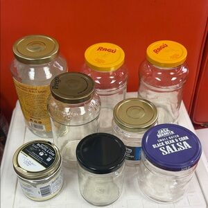 Assorted Glass Jar Set with Lids